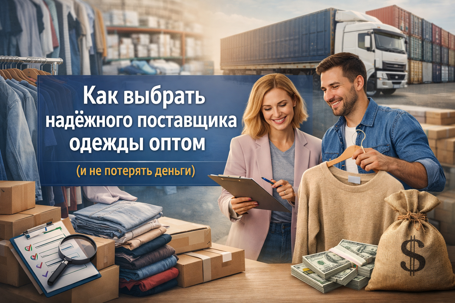 Как выбрать надёжного поставщика одежды оптом в Украине 