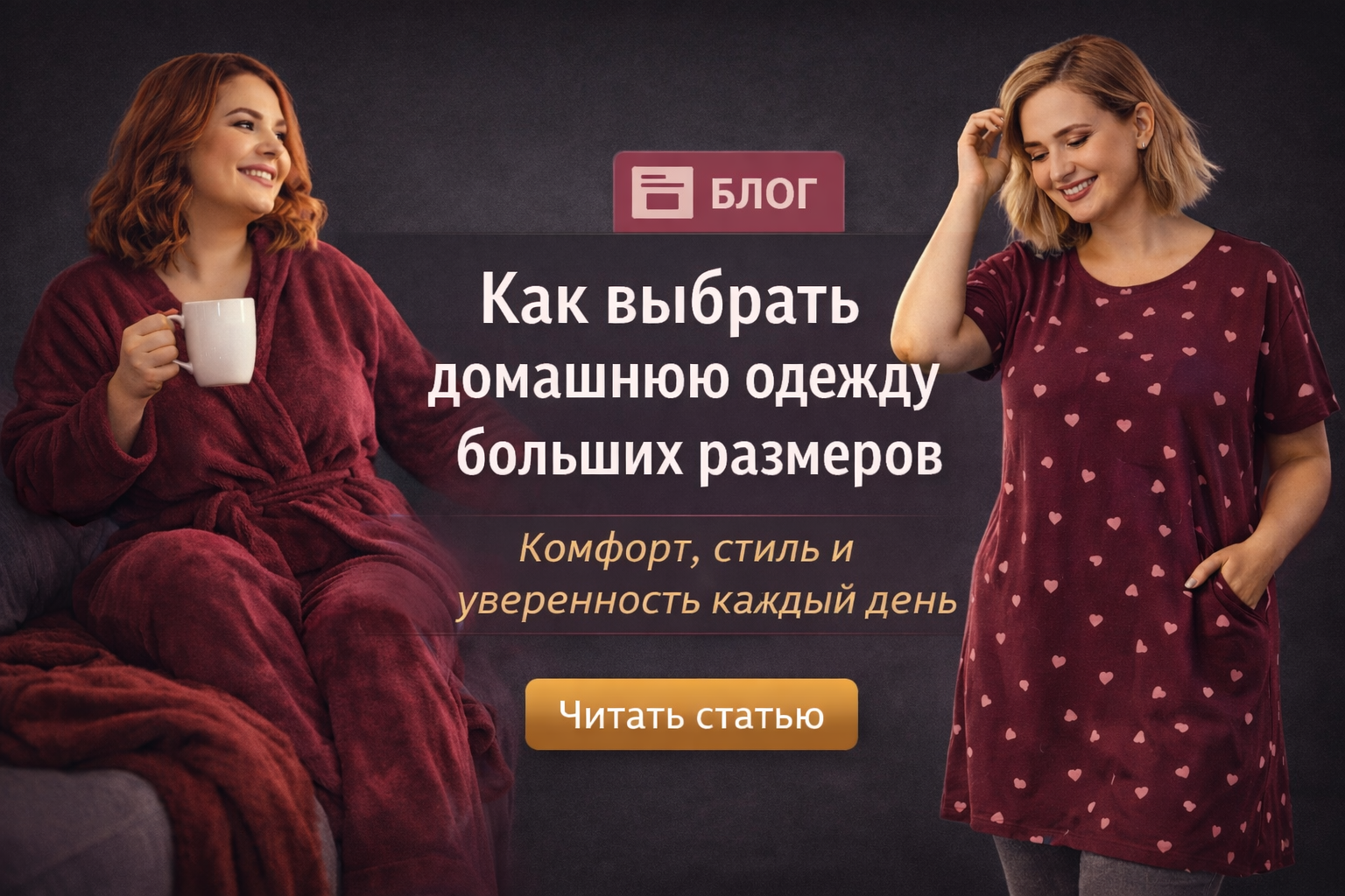 Как выбрать домашнюю одежду больших размеров 