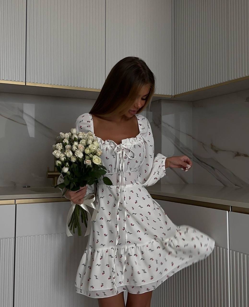 Лёгкое летнее платье Cav-0018