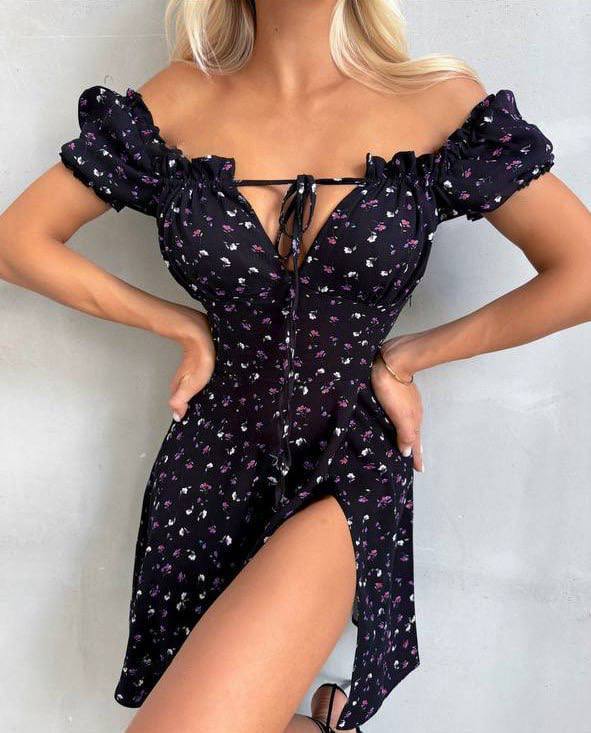 Лёгкое платье из софта Cav-0019