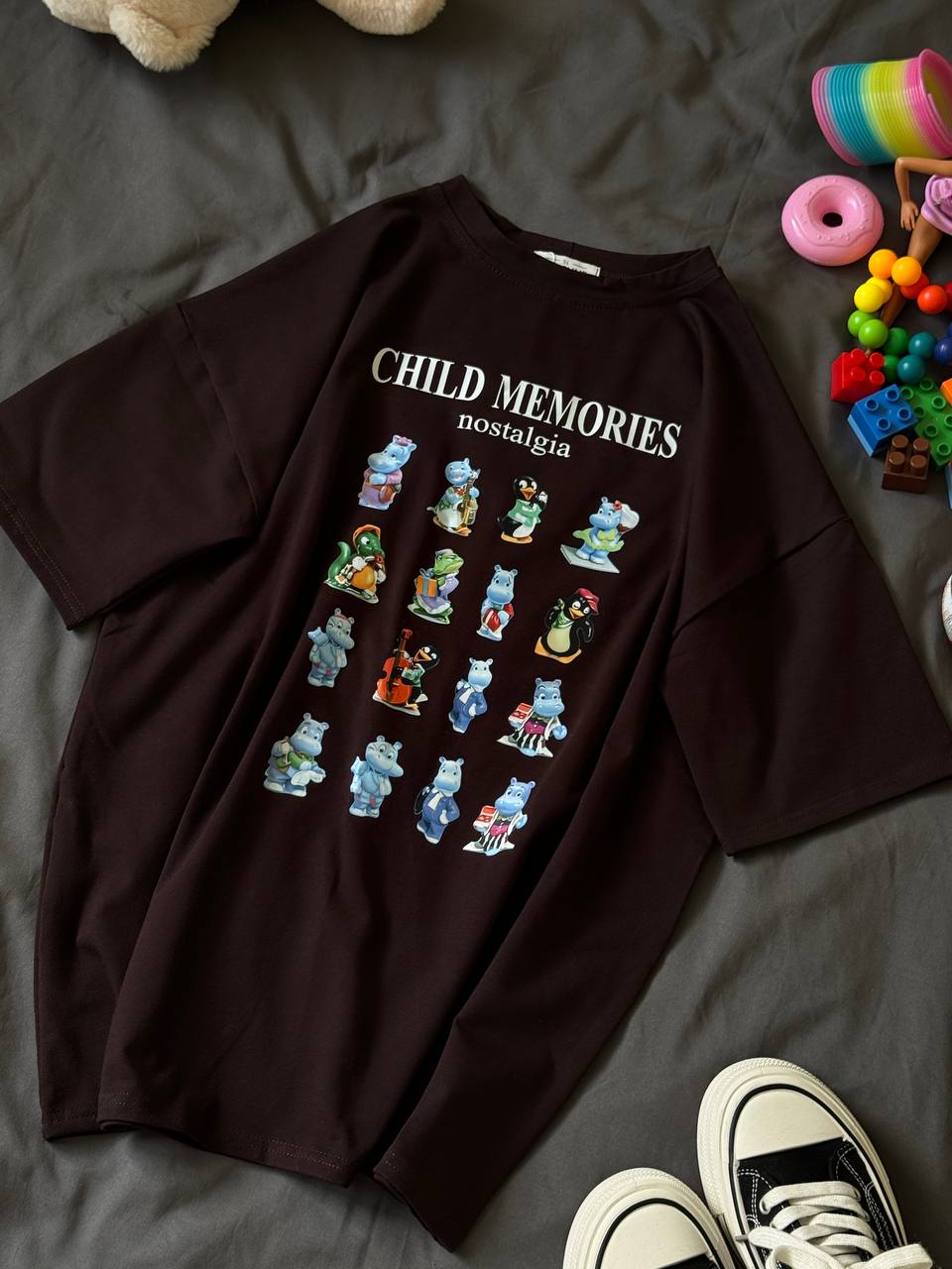 Футболка с культовыми фигурками Kinder Sho-0009