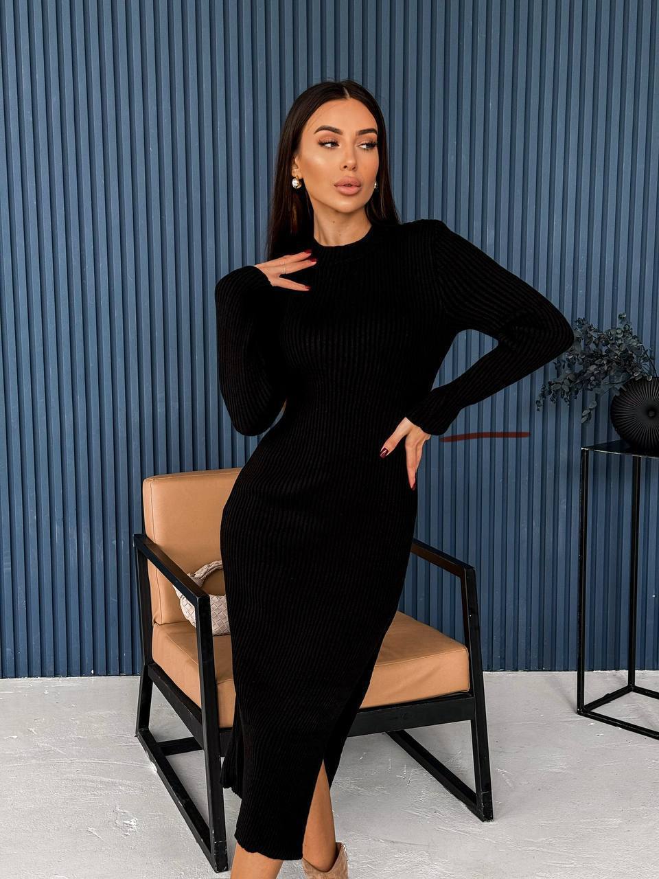 Платье вязаное Os-0002