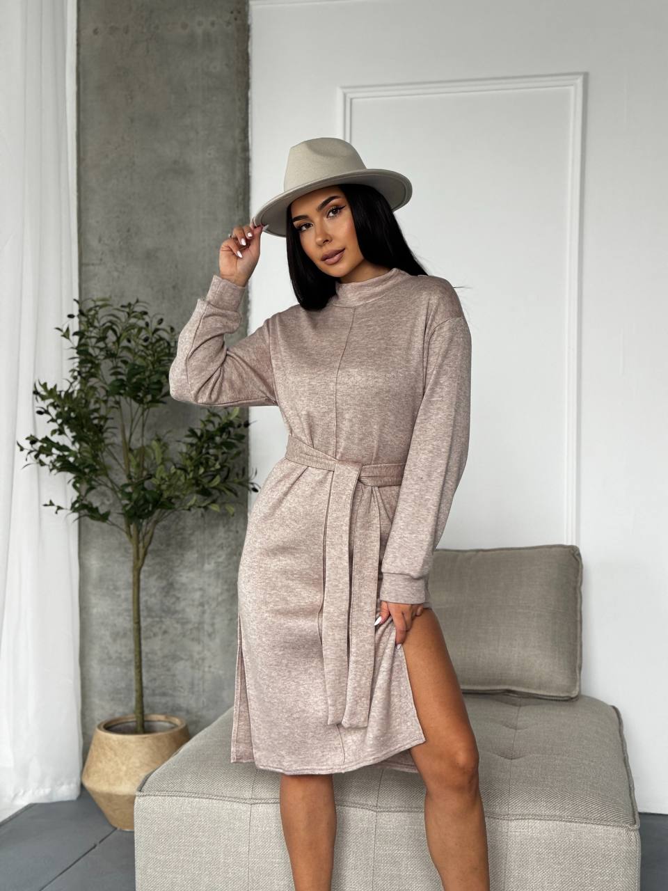 Платье трикотажное Os-0007