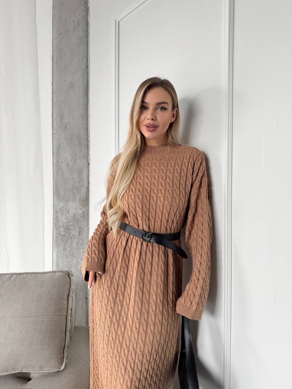 Платье вязаное Co-0012