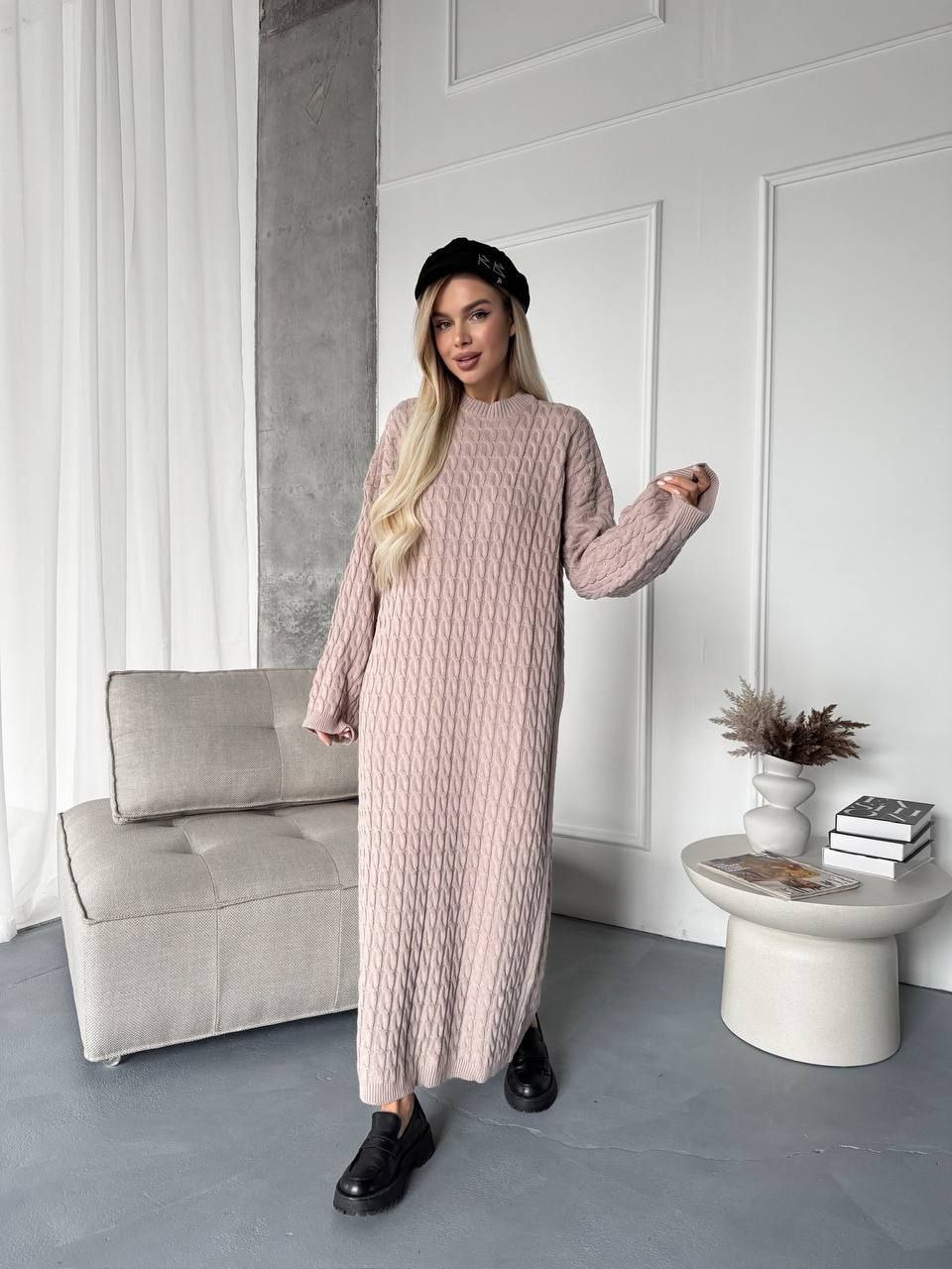 Платье вязаное Co-0011