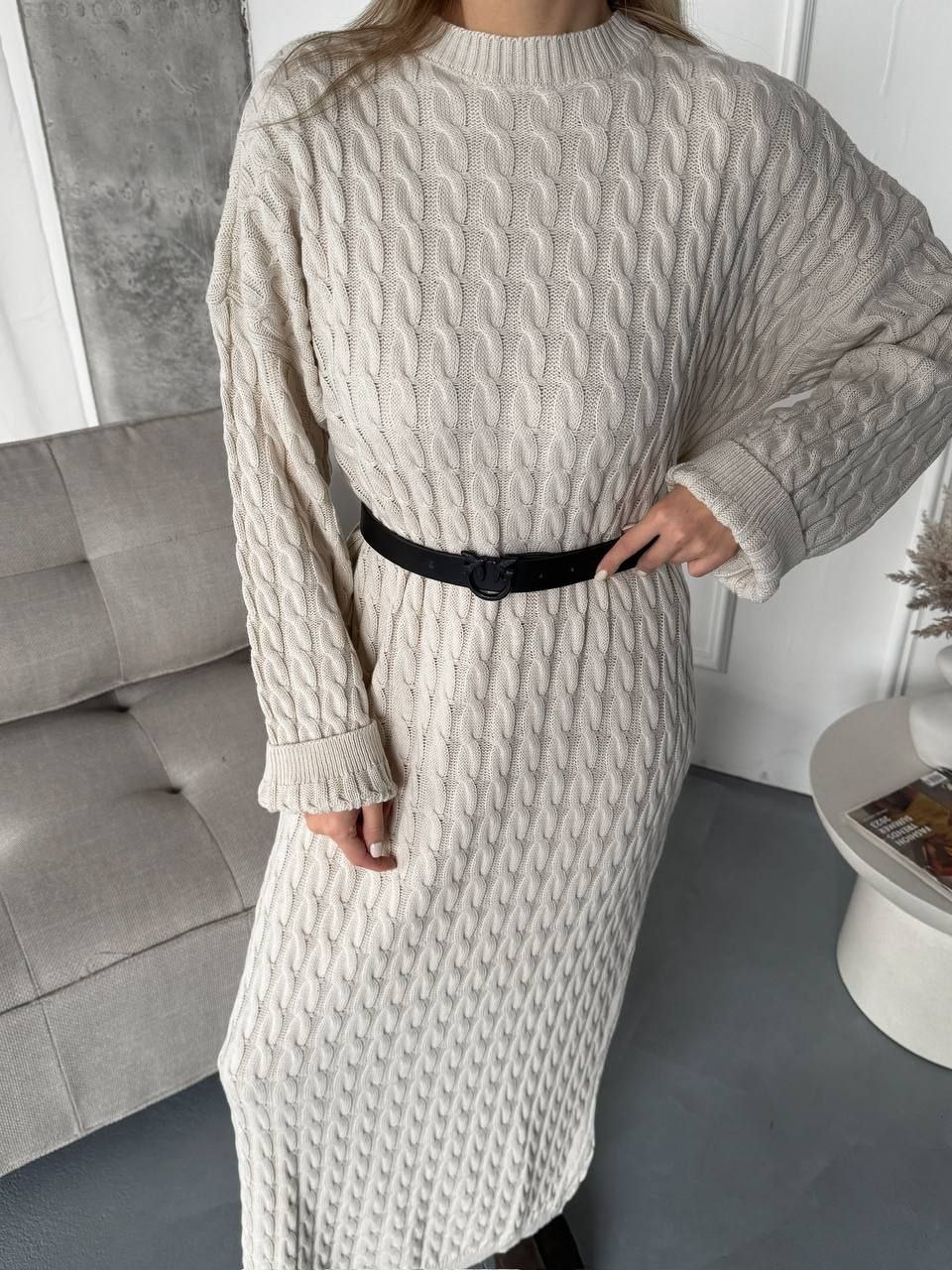 Вязаное платье Co-0008