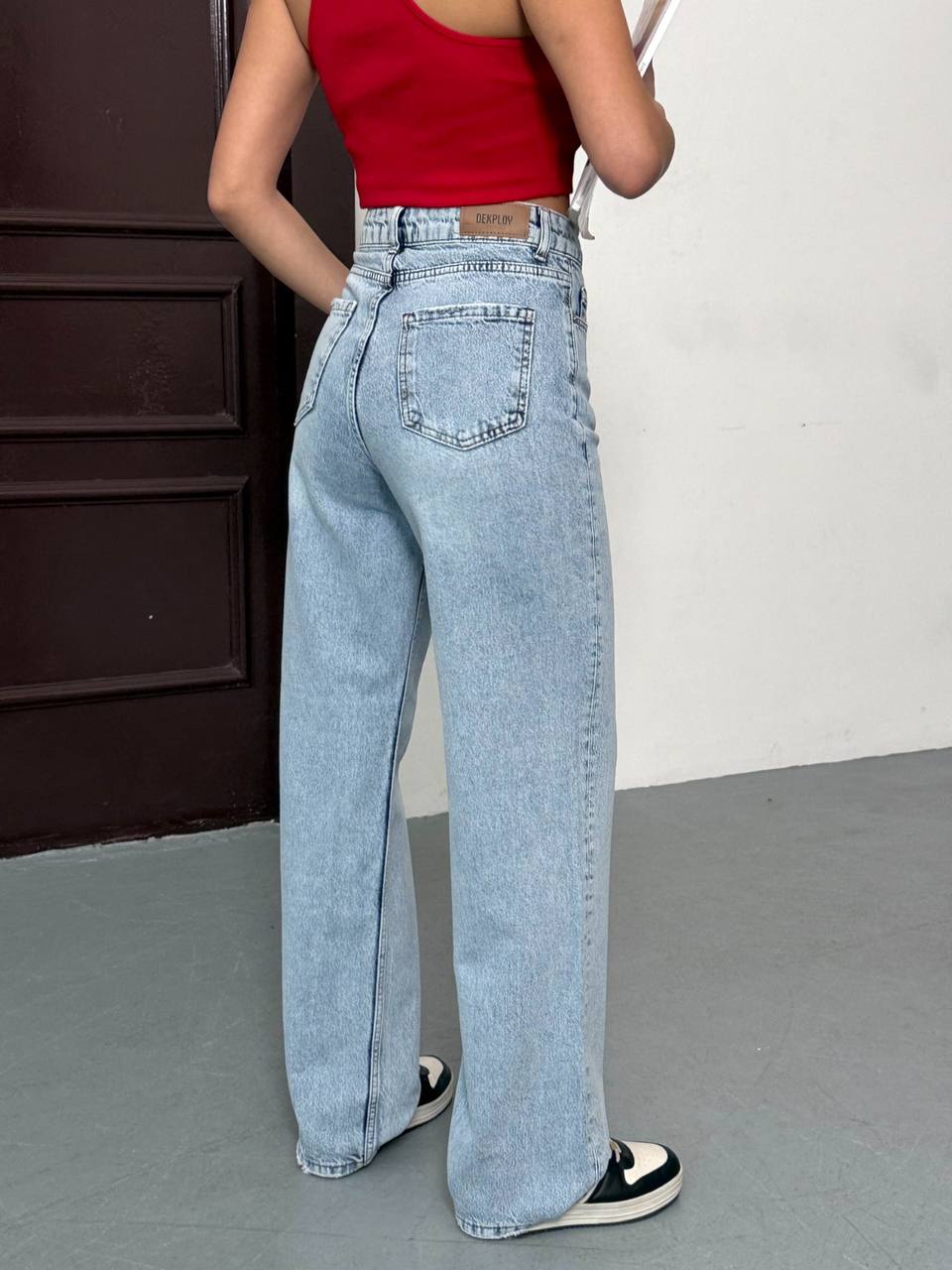 Джинсы Трубы Su-0043