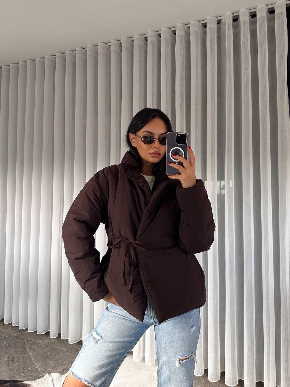 Демисезонная куртка на запах Bf-0112