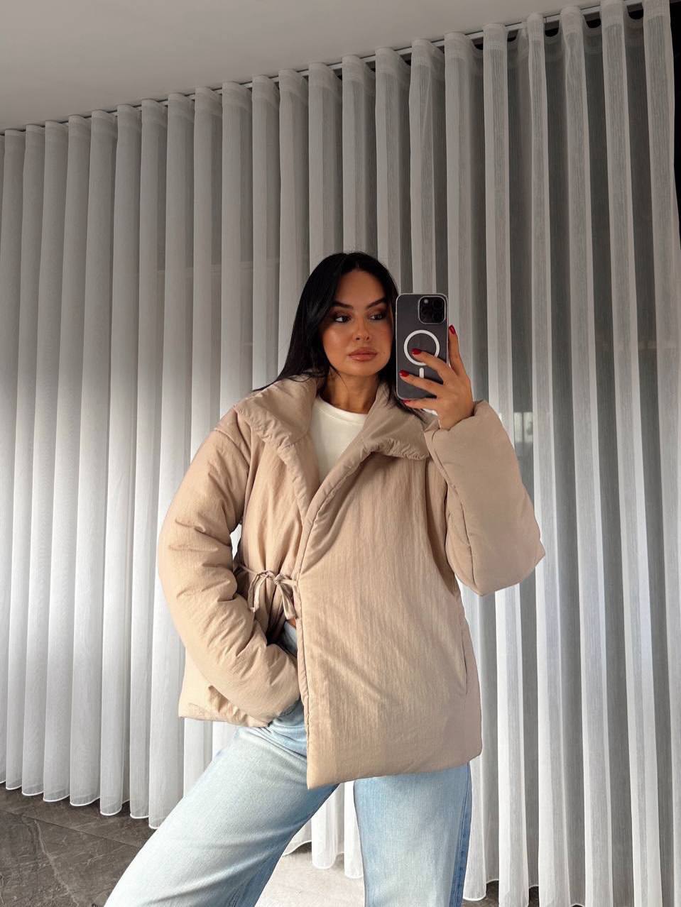 Демисезонная куртка на запах Bf-0112