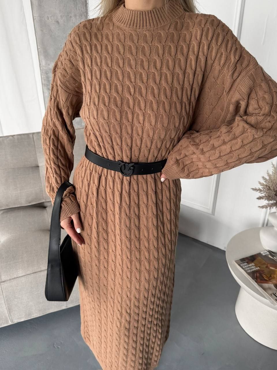 Платье вязаное Co-0012