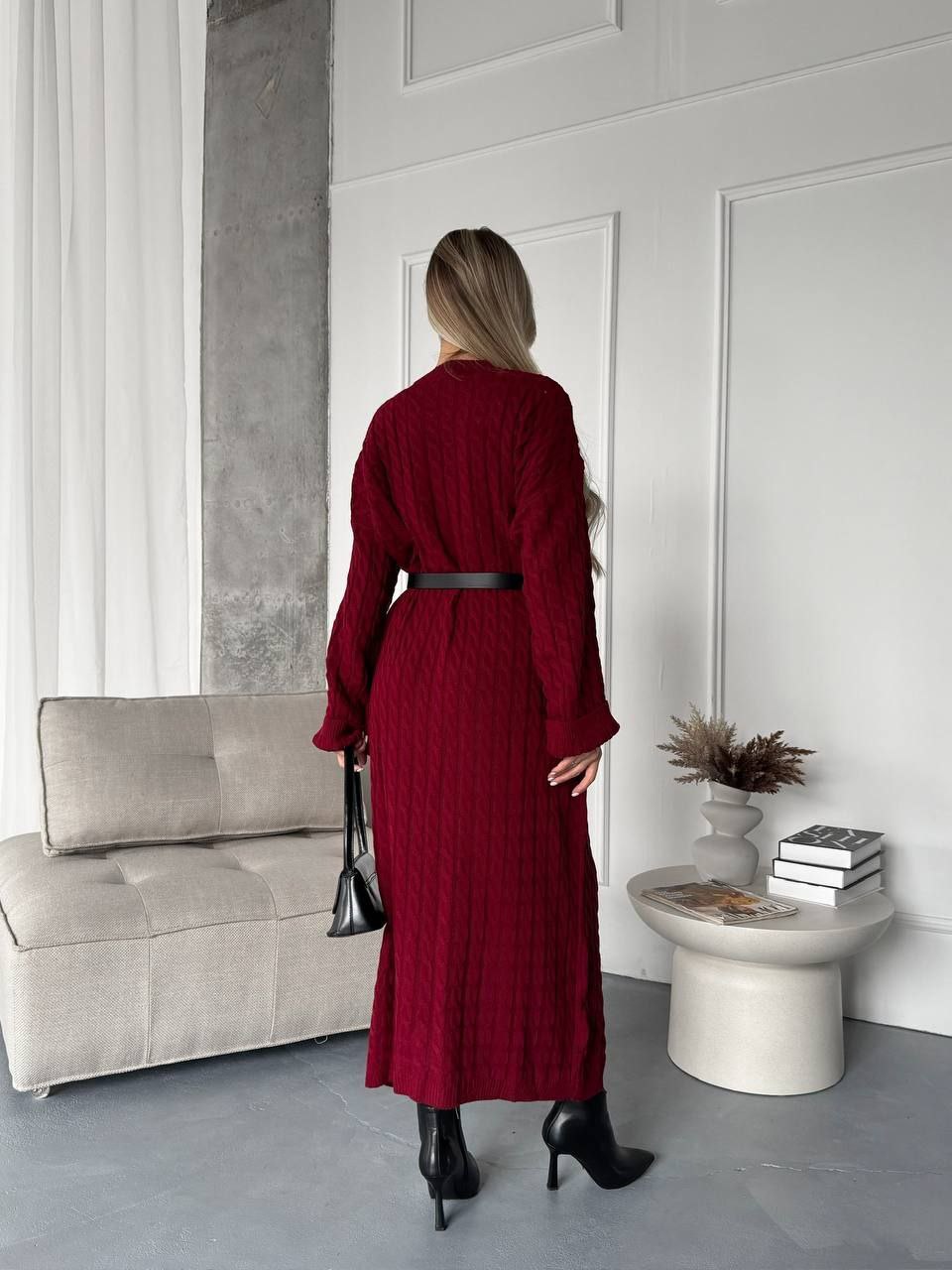 Платье вязаное Co-0010