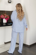 Костюм брючный большого размера Let-0023