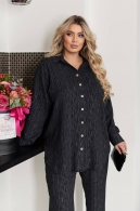 Костюм брючный большого размера Let-0023