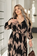 Лёгкое платье большого размера Let-0022