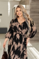 Лёгкое платье большого размера Let-0022