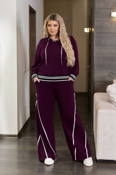 Спортивный костюм большого размера Let-0019