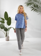 Футболка женская под варёный джинс Elf-0003