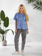 Футболка женская под варёный джинс Elf-0003