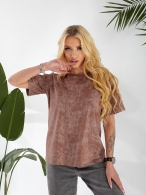 Футболка женская под варёный джинс Elf-0003