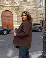 Рубашка женская из вельвета Max-0014