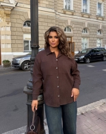 Рубашка женская из вельвета Max-0014