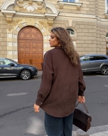 Рубашка женская из вельвета Max-0014