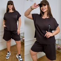 Летний женский костюм большого размера Sof-0011