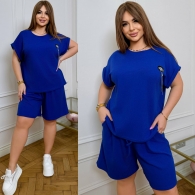 Летний женский костюм большого размера Sof-0011