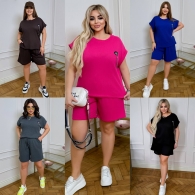 Летний женский костюм большого размера Sof-0011