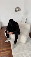 Теплый мужской велюровый костюм тройка Nn-0006