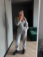 Спортивный костюм тройка спортивный с корсетом Luc-0012