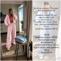 Женский спортивный костюм из дорогова футера на флисе Pud-0007