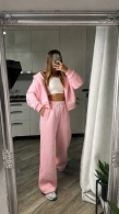 Женский спортивный костюм из дорогова футера на флисе Pud-0007