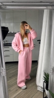 Женский спортивный костюм из дорогова футера на флисе Pud-0007