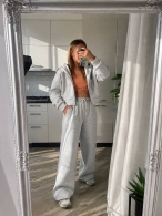 Женский спортивный костюм из дорогова футера на флисе Pud-0007