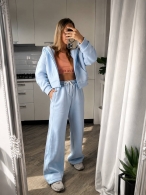 Женский спортивный костюм из дорогова футера на флисе Pud-0007