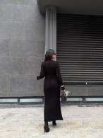 Платье длинное вязанное Co-0018