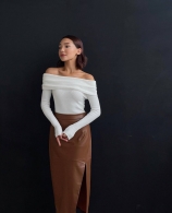 Топ со спущенными плечами Bla-0003