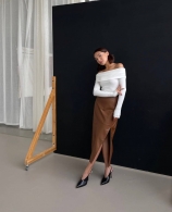 Топ со спущенными плечами Bla-0003