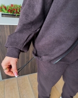 Вельветовый костюм большого размера Sof-0008