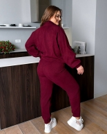 Вельветовый костюм большого размера Sof-0008