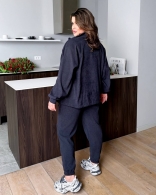 Вельветовый костюм большого размера Sof-0008