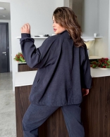 Вельветовый костюм большого размера Sof-0008