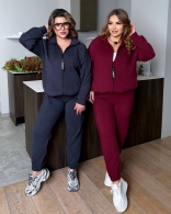 Вельветовый костюм большого размера Sof-0008