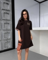 Платье футболка свободного кроя Nst-0006