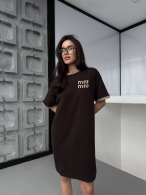 Платье футболка свободного кроя Nst-0006