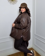 Весенняя куртка большого размера Bro-0016