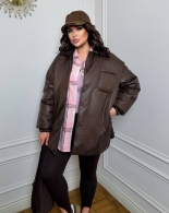 Весенняя куртка большого размера Bro-0016