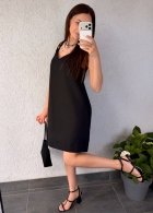 Короткое летнее платье большого размера Ari-0071