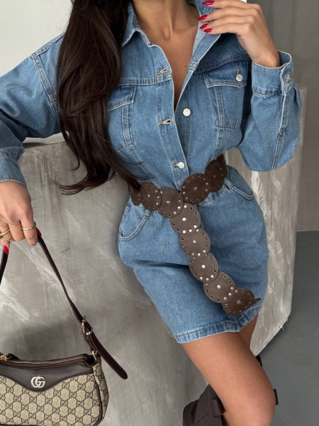 Джинсовые платье Co-0048